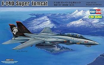 プラモデル完成機　1/48　F-14Aトムキャット 1/48 F-14A トムキャット ジョリー・ロジャース完成品｜艦船模型